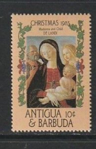 1985 Antigua - Sc 905 - MH VF - 1 single - Christmas