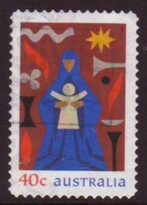 Australia 1999 Sc#1797, SG#1920 40c Madonna and Child USED.