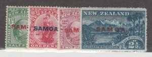 Samoa Scott #114-117 Stamp - Mint Set