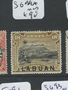 LABUAN  (PP2701B) 18C MOUNTAIN SG 99A  MOG