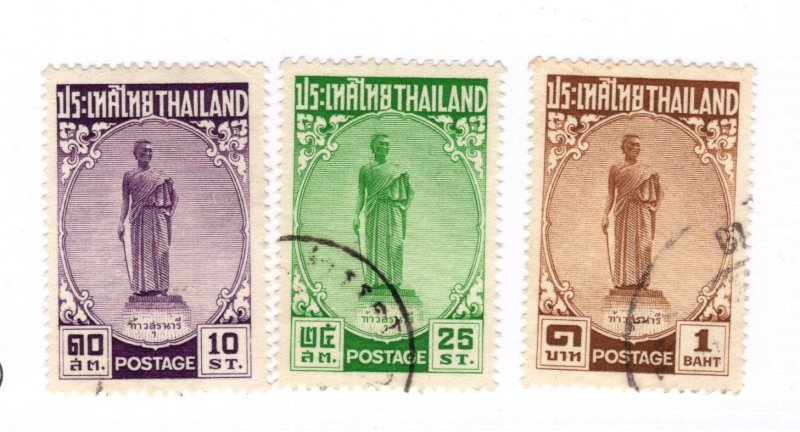 Thailand #309-311 Used - Stamp - CAT VALUE $3.00