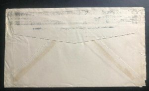 1937 Ashburton New Zealand Cover To Houston TX USA Tourists Office Label
