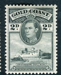 GOLD COAST;  1938 early GVI issue fine Mint hinged 2d. value