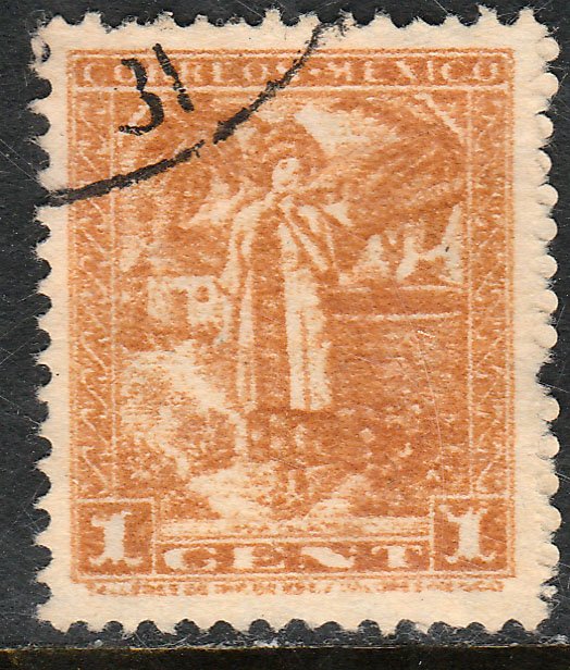 MEXICO 784, 1c 1934 Definitive. Yalalteca girl. Used. F-VF. (759)