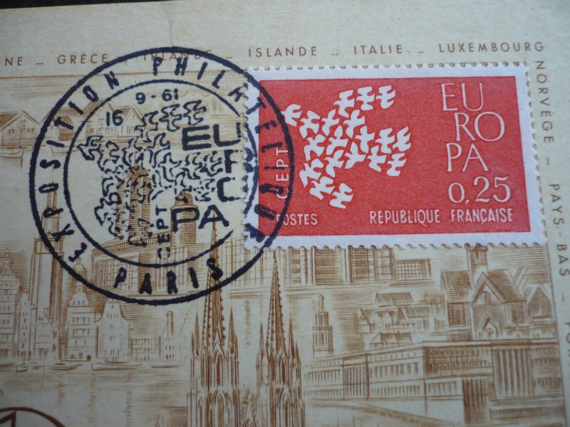 Europa 1961 - France - Set - First Day Cover