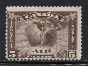 Canada Sc C2 1930 5 c Mercury & Globe airmail stamp mint