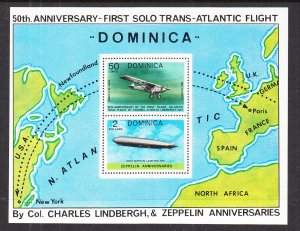 Dominica 569 Airplane Souvenir Sheet MNH VF