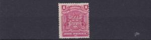 RHODESIA  1898 - 1908    S G  77      1D  ROSE        MH   