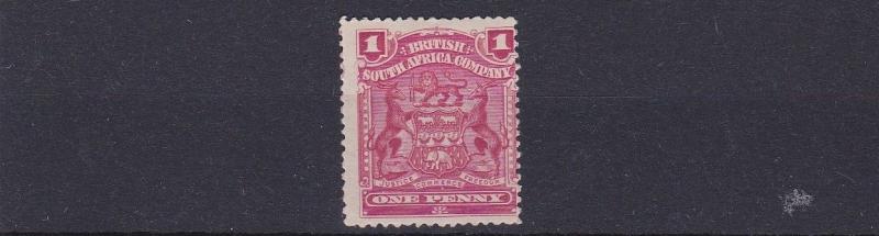 RHODESIA  1898 - 1908    S G  77      1D  ROSE        MH   