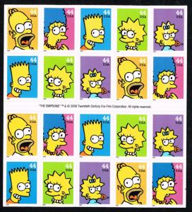 USA 4403b - The Simpsons / Marge / Booklet (20) - MNH  - VF - CV - $40.00