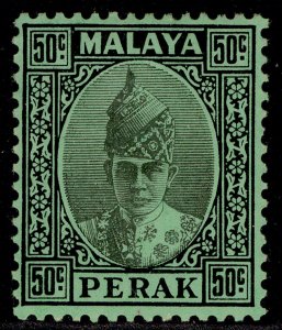 MALAYSIA - Perak GVI SG118, 50c black/emerald, M MINT. Cat £32.