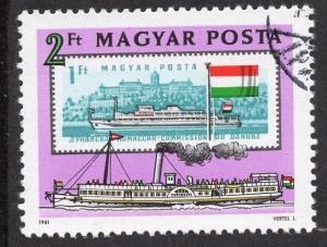 Hungary  #2707 1981 cancelled  Danube commission  2fo.  Szechenyi