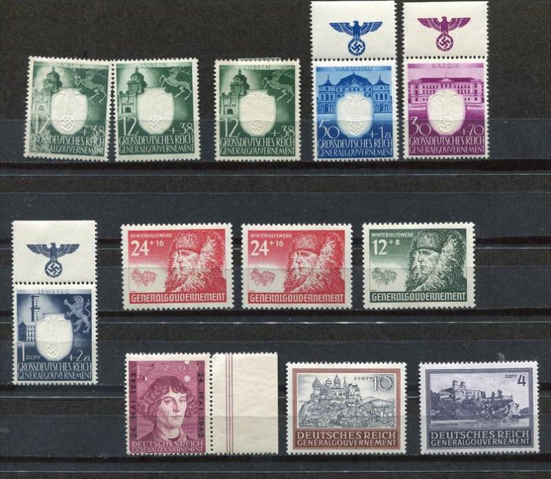 Poland Germany General Government 1943  Accumulation MNH