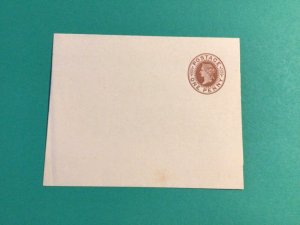 Queen Victoria  one penny newspaper postal wrapper unused A10547