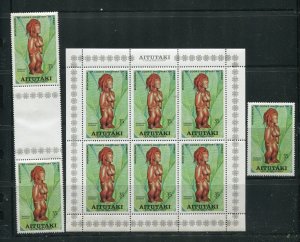 Aitutaki 160-161, 161a Captain Cook Anniversary Stamps 1978 MNH