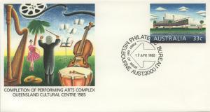 1985 Australia Queensland Cultural Center SE FDC