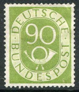 GERMANY # 685 VF Never Hinged Issue Premium High Value - POSTAL HORN - S5607