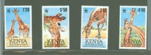 Kenya #491-494  Single (Complete Set) (Fauna)