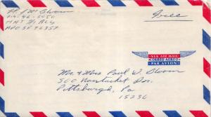 United States Vietnam War Soldier's Free Mail c196 [APO 96357] HHT 7/1 Air Co...