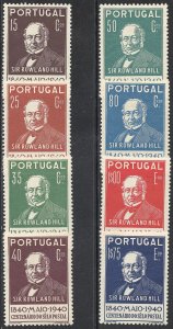 Portugal Stamps # 595-602 MLH VF Scott Value $49.00