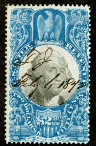 United States, Scott #R124, Used