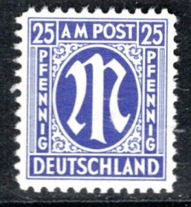 Germany AM Post Scott # 3N13a, mint nh