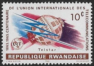 Rwanda # 109 - I.T.U. - Telstar - MNH (R4)