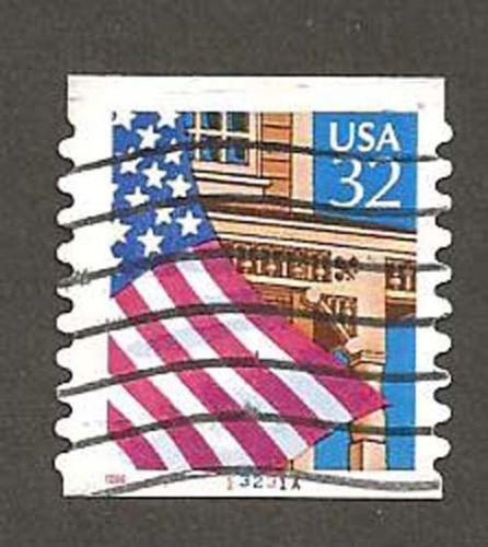 RARE SCOTT 2915A 32¢ Flag Over Porch #13231A 10 x 10 VP/PV