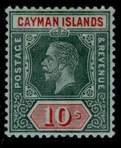 CAYMAN ISLANDS GV SG52b, 10s deep green & red/green white back, M MINT. Cat £140