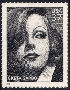 SC#3943 37¢ Greta Garbo Single (2005) SA