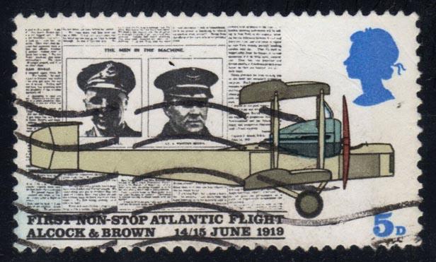 Great Britain #584 Alcock and Brown, used (0.20)