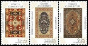 TURKEY/2014 - TURKISH CARPETS AND RUGS MOTIFS OFFICIAL STAMPS, MNH 