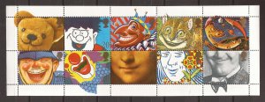 1990 Great Britain -Sc 1313a - MNH VF - Complete Booklet - Famous Smiles