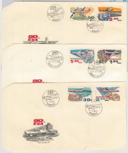 57235 - Czechoslovakia - POSTAL HISTORY: Set of 3 FDC COVERS 1975 - AIRPLANES