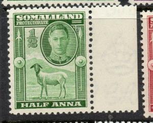 Somaliland 1942 Early Issue Fine Mint Hinged 1/2a. 308233