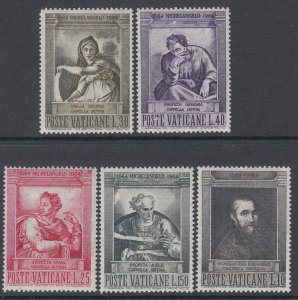 Vatican City 387-391 MNH VF