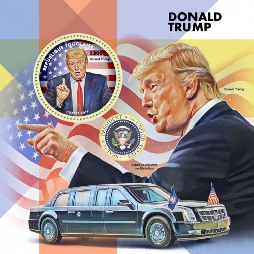 TOGO- 2019 - Donald Trump - Perf Souv Sheet  - MNH