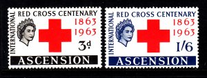 Ascension 90-91 Red Cross MNH VF