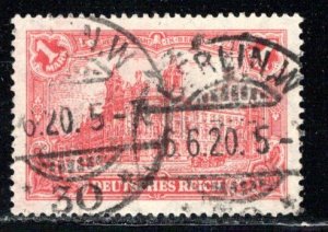 Germany Reich Scott # 111b, used, exp. h/s, Mi# A113b