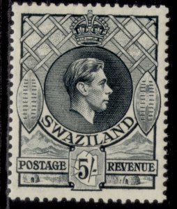 SWAZILAND GVI SG37a, 5s slate, M MINT. Cat £65.