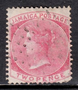 Jamaica - Scott #2 - Used - Crease, rnd. cnr. LR - SCV $65