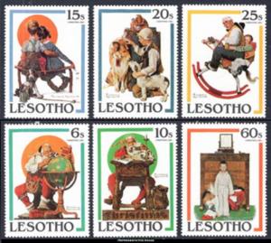 Lesotho Scott 344-349