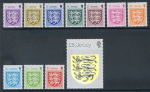 Jersey  2014 Crest Set SG1914/1924 Unmounted Mint