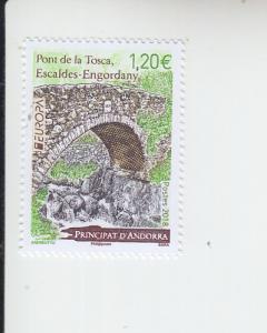 2018 Fr Andorra Tosca Bridge Europa (Scott 790) MNH