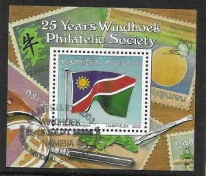 2003   NAMIBIA  - SG.  MS  951  - WINDHOEK PHILATELIC SOCIETY ANNIVERSARY - USED 