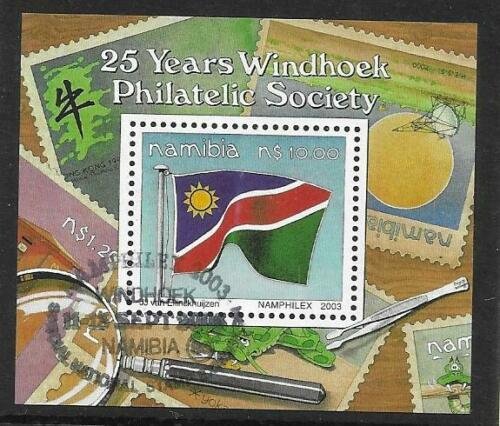 2003   NAMIBIA  - SG.  MS  951  - WINDHOEK PHILATELIC SOCIETY ANNIVERSARY - USED 