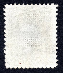 US 1868 24¢ Washington Stamp F Grill #99 with CERT Used CV $1,500