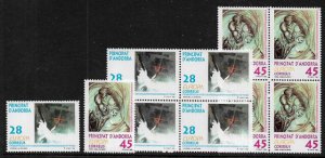 Andorra, Spanish #223-4 MNH Set - Europa - Wholesale X 5