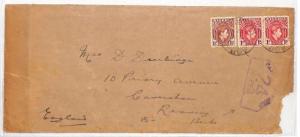 AL291 1941 Nigeria Reading Berkshire GB Cover Passed by Censor {samwells-covers}