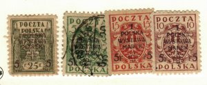 Poland #136 used, 137-9 MH